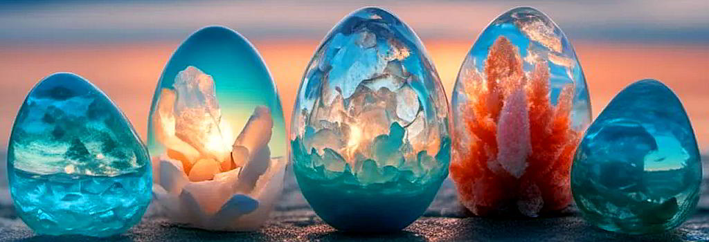 Crystal Eggs